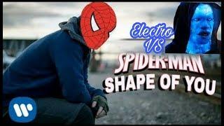 Shape of you Spiderman Vs electro version/HR cuts(cartoon club)