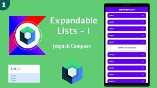 #1 Expandable List in Jetpack Compose | Android | Make It Easy