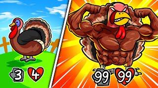 Upgrading an OVERPOWERED TURKEY in Super Auto Pets!