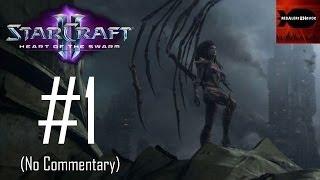 StarCraft 2: Heart of the Swarm - Campaign Playthrough  Part 1 (Lab Rat, No Commentary) RE-UPLOAD