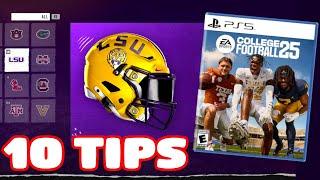 Top 10 Tips Before You Start Your Dynasty in College Football 25