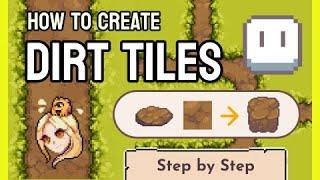 Pixel Art Dirt Tile Tutorial | Here is How I Design My Tile Sets (Step-by-Step)