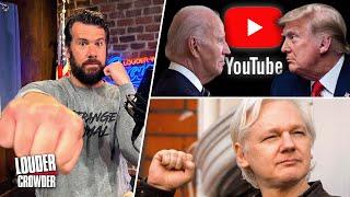 Julian Assange Free | YouTube Threatens Takedowns of Presidential Debate Streams | GUEST: Tim Pool