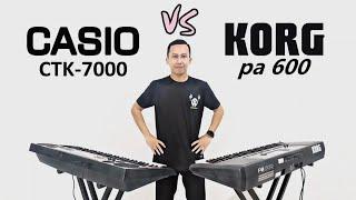 Casio CTK-7000 vs Korg PA 600