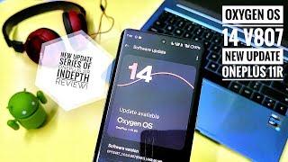 OxygenOS 14 new update  oneplus 11R v807  features