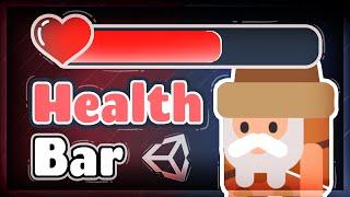 Make HEALTH BAR in Unity With UI Slider