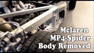 Mclaren MP4-Spider Body Removed Carbon MonoCell Chassis