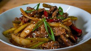 Hunan Beef | Spicy Asian Beef Recipe