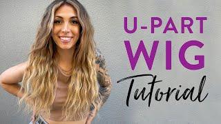 Wavy Ombré U-Part Wig Installation Tutorial