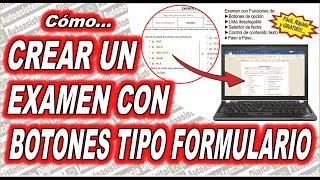 Como Crear Examen TIPO FORMULARIO en Word | Autoasistencia Digital 