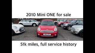 2010 MINI One For Sale - walkround and review By @TheMiniSpecialist