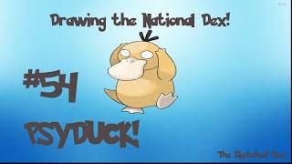 Drawing the National Dex - Psyduck #54