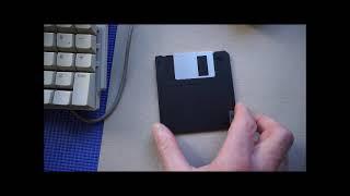 HD 1.44 MB Floppy Disk formatted as DD 720 KB (Atari 1040, USB Portable Diskette Drive CN533)