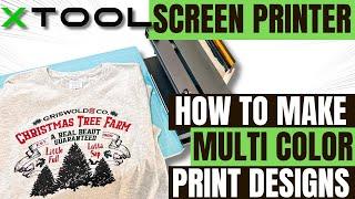 Make A Multi Color Screen Print With Xtool Screen Printer