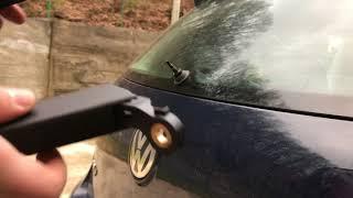 How to remove and replacement Rear Wiper arm on VW Golf 5  