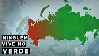 Por que 70% da Rússia é "vazia"?