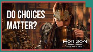 Horizon Forbidden West - Do CHOICES Matter? How your ACTIONS affect the World and STORY