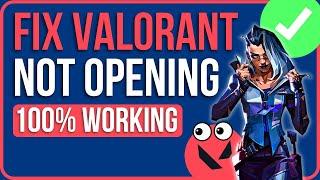 VALORANT NOT LAUNCHING 2024  [FIXED] | How to Fix Valorant Not Opening in Windows
