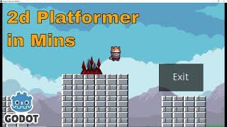 Make Your First Platformer in MIns With Godot