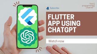 Create Flutter app using chatGPT | 2023