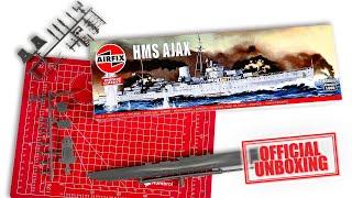 Official Unboxing Airfix:  HMS Ajax (A03204V)