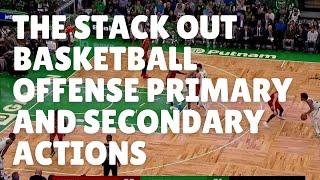 The Stack Out Basketball Offense Primary and Secondary Actions