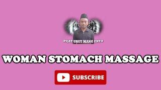 Stomach acid woman stomach massage ~ Pijat Asam Lambung