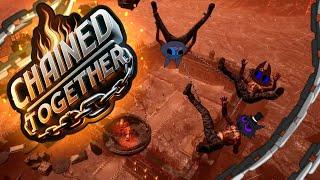 3 Idiots chained together in hell- Chained Together Gameplay