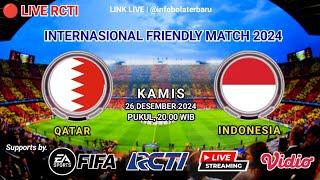 SEDANG BERLANGSUNG PANAS - TIMNAS INDONESIA VS QATAR - FRIENDLY MATCH DAY 2024