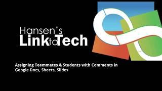 Assigning Comments in Docs, Sheets, and Slides
