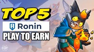 Top 5 Crypto Games On Ronin Right Now!