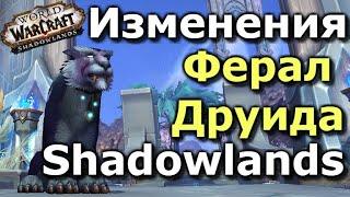 ИЗМЕНЕНИЯ Ферал Друида в WoW Shadolands Альфа! Интересная Механика!