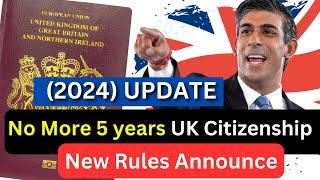 New Rules for UK Citizenship Announced (2024) : British Citizenship New Rules