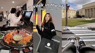 (vlog + eng cc) cuộc sống đại học ở mỹ: 1 tuần thực tế của mình | đi học, đi shopping, lái xe đêm...