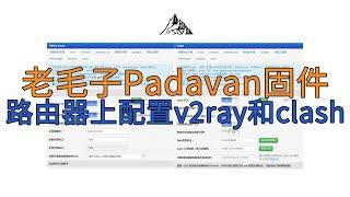 怎样在老毛子系统的路由器上配置v2ray和clash字