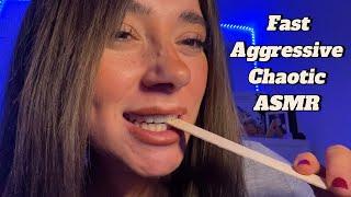 Fast Aggressive Chaotic ASMR ( soft spoken)