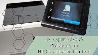 How To Clear ADD PAPER Message When Paper is Loaded HP Color Laserjet M252dw M255 M283 M404