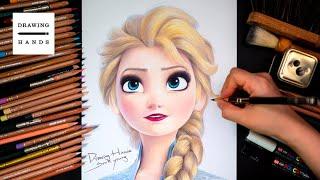 Drawing Frozen2 - Elsa [Drawing Hands]