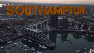 SOUTHAMPTON after sunset -Mavic Pro 4K