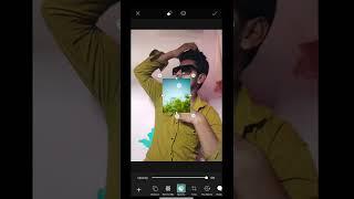 #short PicsArt Ubah Latar Belakang Pengeditan Foto Langkah Demi Langkah Video Pendek ||#viralshorts #ytshorts