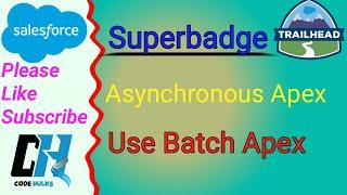 Use Batch Apex || Asynchronous Apex