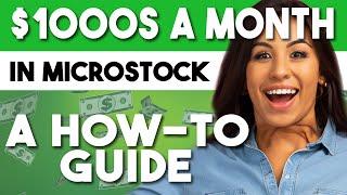 How to Make Money ($1000s a Month) in Adobe Stock Earnings - A Beginner's Guide #adobestock