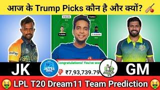 JK vs GM Dream11 Team|JK vs GM Dream11|JK vs GM Dream11 Today Match Prediction