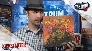 Neon Dawn Board Game Preview