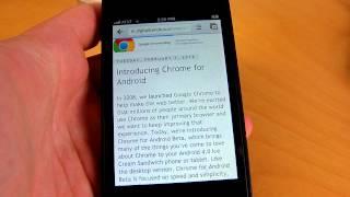 Google Chrome on the iPhone: Cross device sync - back button function