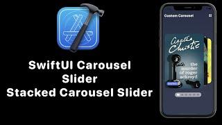 SwiftUI Stacked Carousel Slider - Custom Carousel List - SwiftUI 2.0 Tutorials