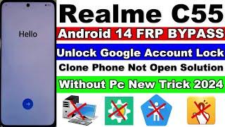 Realme C55 (RMX3710) FRP Bypass Android 14 New Update Without Pc 2024 | Realme C55 Google Lock