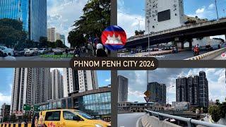Developing Country Of Asia 2024 | Phnom Penh City | Cambodia  #cityview #streetview #phnompenh