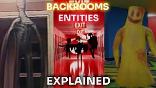 All BACKROOMS ENTITIES QUESTIONS EXPLAINED