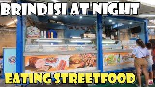 BRINDISI Italy by Night - Amazing city | Eating StreetFood